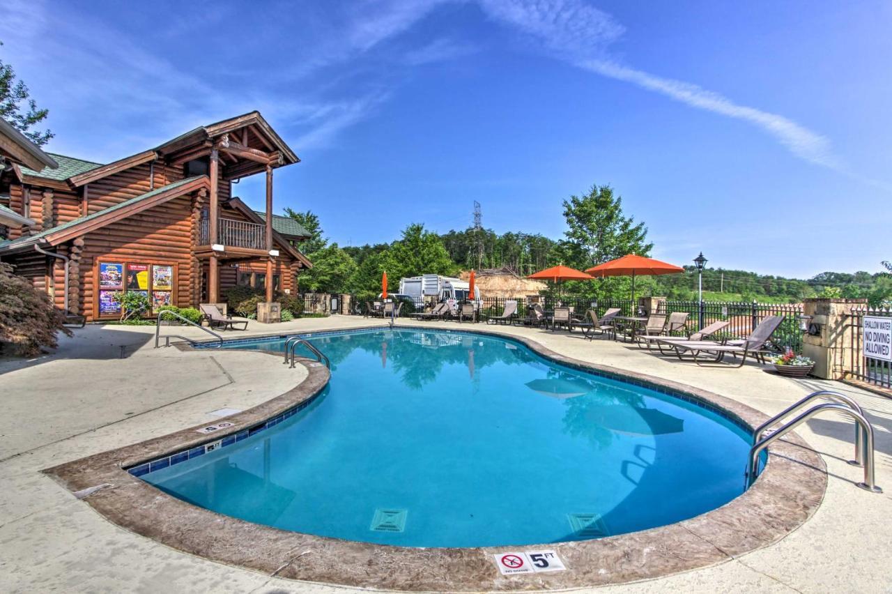 Pigeon Forge Resort Studio Cabin On Dollywood Ln! Exterior foto